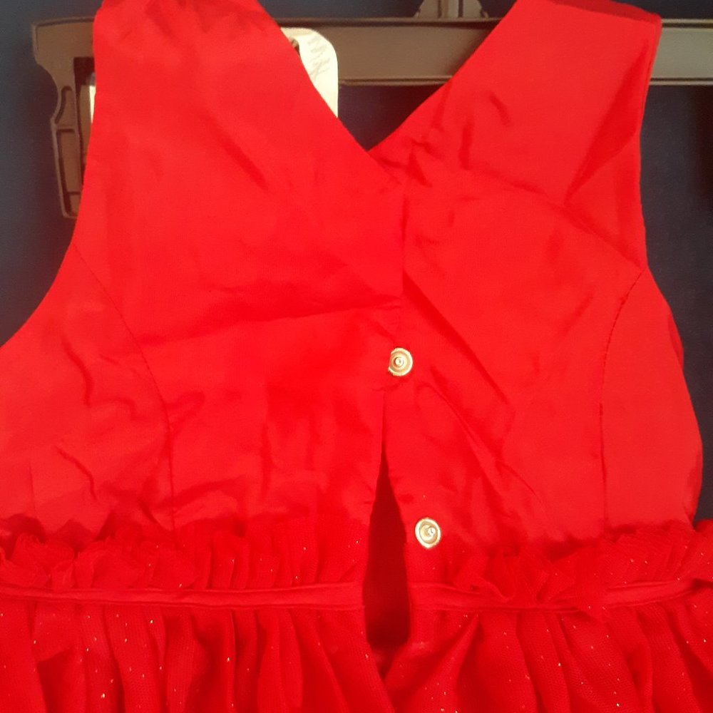 Girl's Red Dress H&M Size 2-3yrs